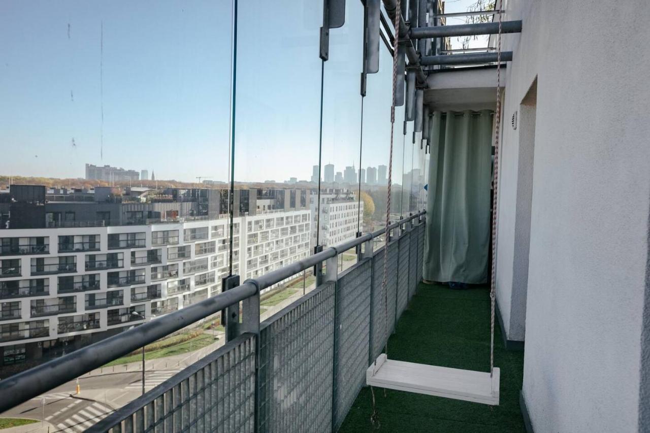 Dwupoziomowy, Rodzinny Apartament. Ochrona, Garaz. Варшава Екстер'єр фото